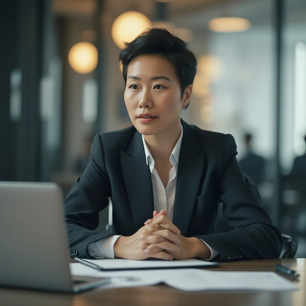 Consultant en discussion avec un client